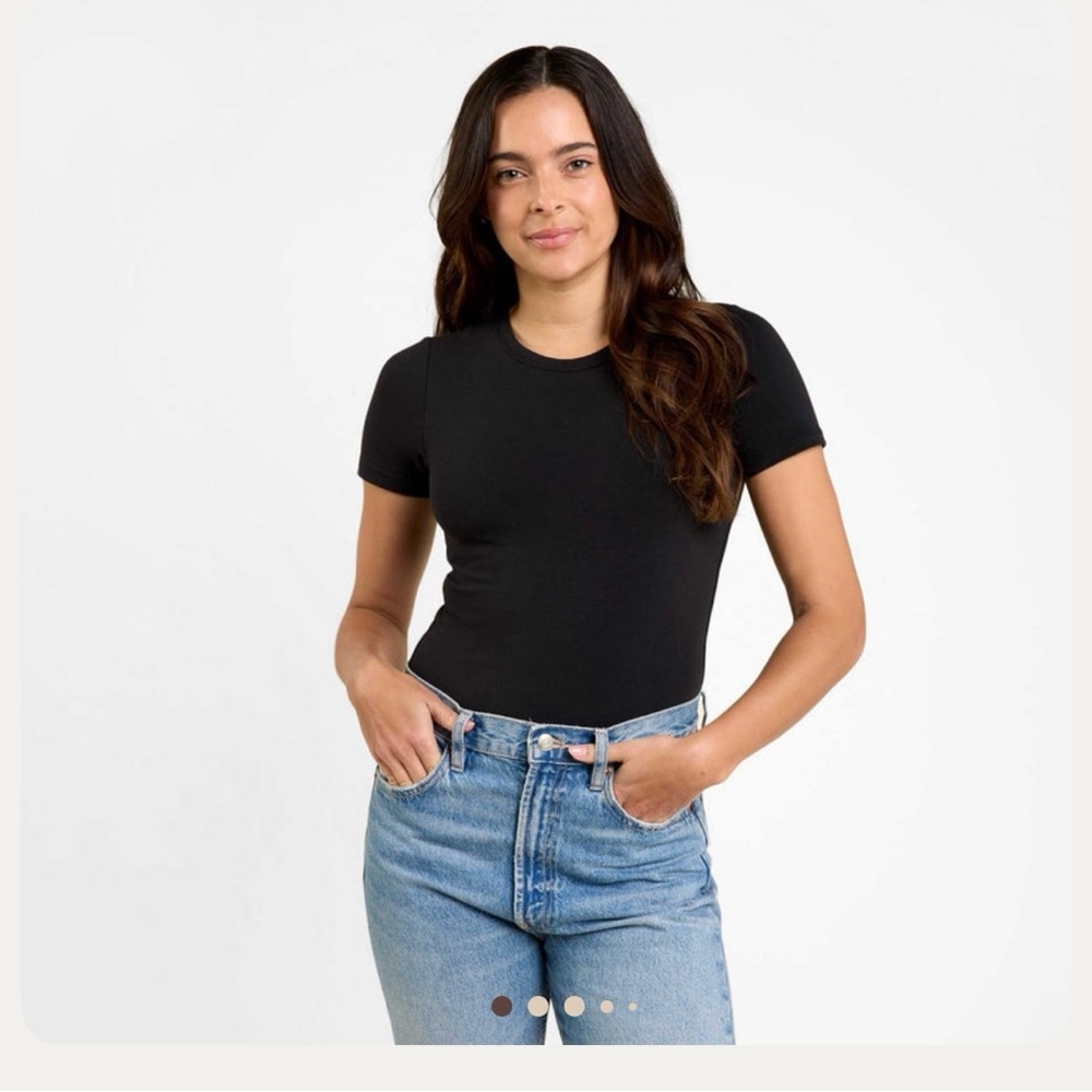 Nuuds Crewneck bodysuit - black